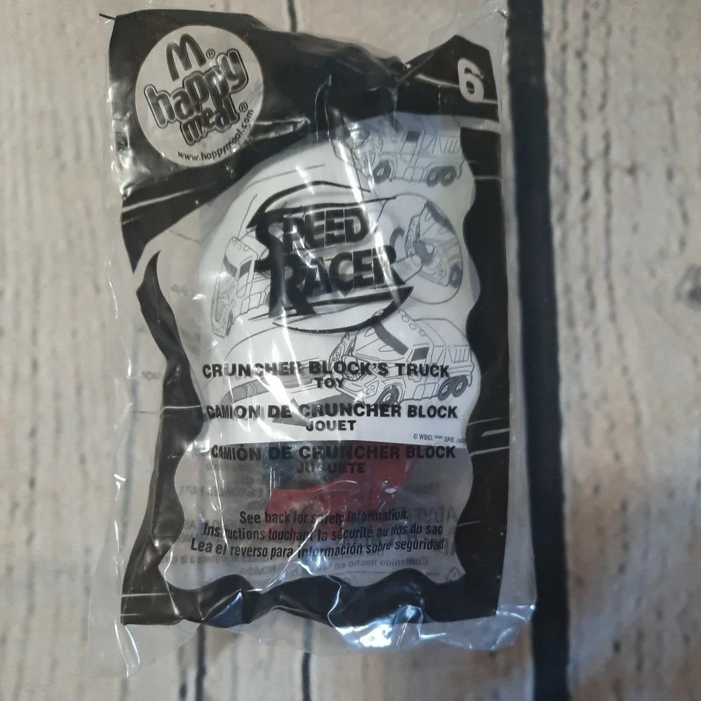 2008 McDonald's Speed Racer Cruncher Block #6 Happy Meal Toy Sealed NIP Movie